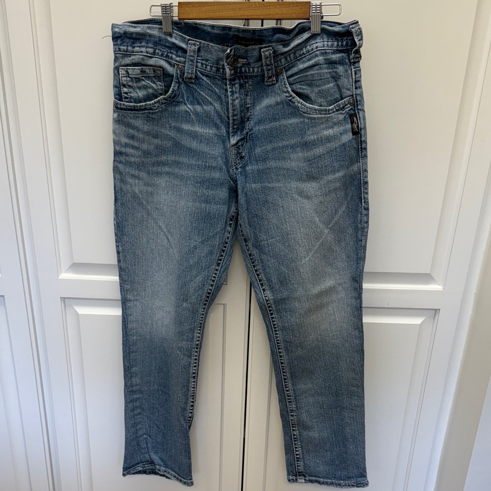 Men’s Silver Jeans Co. Classic Blue Denim 34 x 28